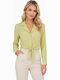 Long Sleeve Women's Shirt Green SL-22019JC-26SH-GREEN