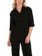 Long Sleeve Women's Shirt Black