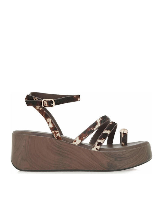 Seven Women's Summer Platforms Brown