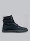 Leder Blaue Herrenstiefel SCA25H