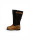 Kinder Gummistiefel mit Innenfutter Braune
