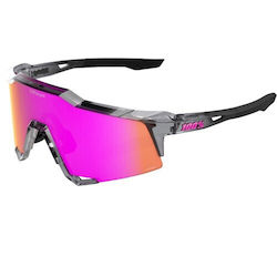 100% Cycling Glasses Speedcraft With Grey Frame...