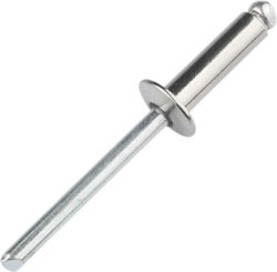 Tradesor Aluminium Nieten M4.8x25mm 10 Stück