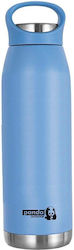 Panda Thermos Bottle Stainless Steel 650ml Blue
