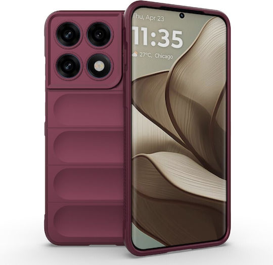 SSCase Back Cover Σιλικόνης Μπορντό (Motorola Edge 70 Pro)