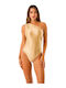 4giveness Γυναικείο Κορμάκι Drape Lurex Glossy Χρυσό