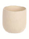 Atmosphera Ceramic White Plant Pot 14x14cm