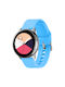 Sonique Curea Din Silicon Albastru Deschis (Galaxy Watch4/5/6/7/FE/4 Classic/6 Classic/5 ProHuawei Watch GT2 / GT3 (42mm) / GT3 Pro (43mm)Amazfit GTS 4)