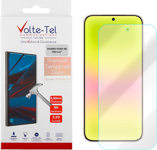 Volte-Tel 2.5D 0.3mm Full Glue Tempered Glass (Honor 90 Pro)