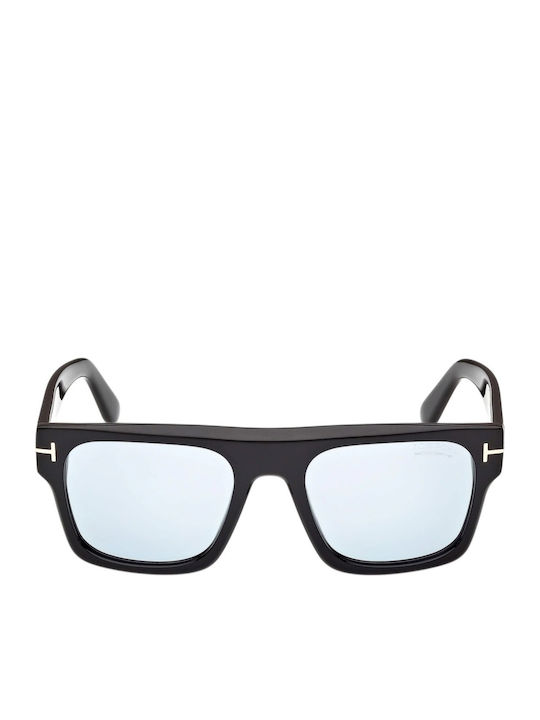 Tom Ford Unisex Sunglasses With Black Horn-Rimm...