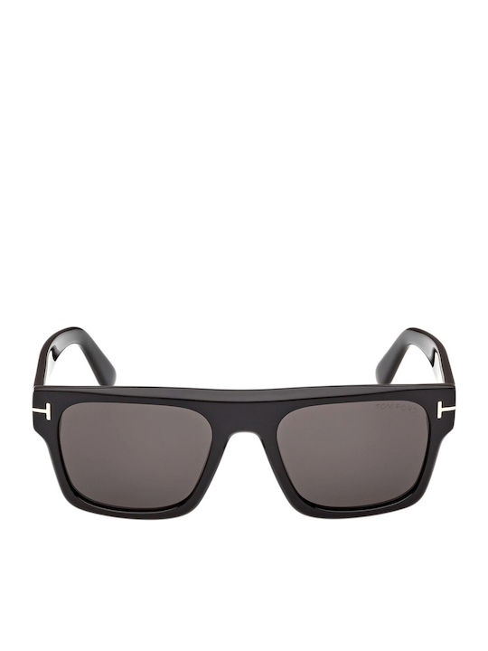Tom Ford Unisex Sunglasses With Black Horn-Rimm...