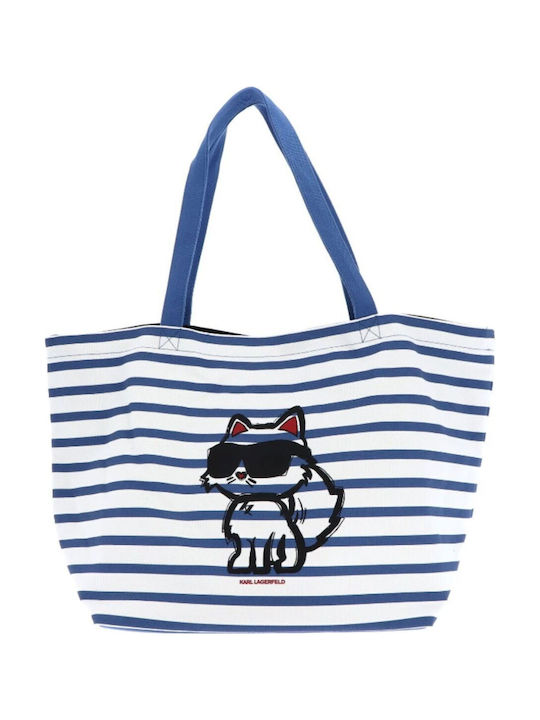 Karl Lagerfeld Ikon Geantă Shopper de umăr Albă