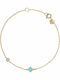 Flower Damen Armband aus 9K Gold