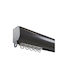 BetterHome Heavy Duty One-Way Curtain Track with Aluminum Mechanism in Beige Colour 140cm MHB-521012-140