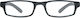 Frog Optical Reading Glasses +1.75 in Black Colour