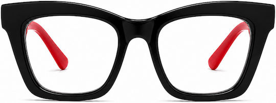 Frog Optical Γυαλιά Πρεσβυωπίας +2.50 σε Μαύρο χρώμα