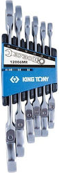 King Tony 12006mr Γερμανοπολύγωνα Καστάνιας Σπαστά Σετ 6τμχ 10-19mm Kt-12006mr