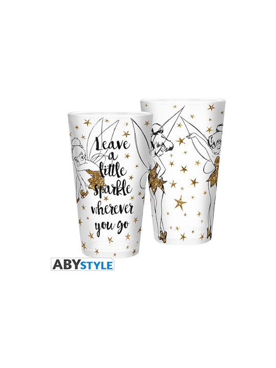 Abysse Tinkerbell Glas in Gold Farbe 400ml