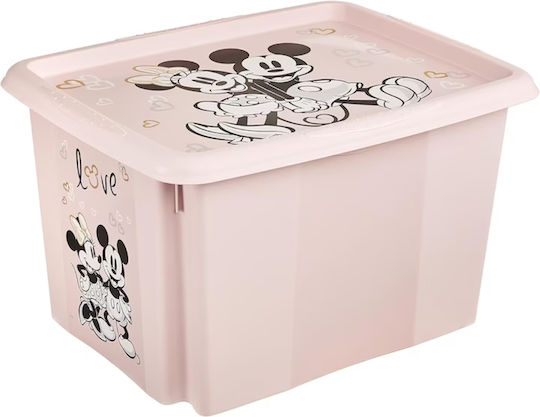 Keeeper Children's Storage Box Made of Pink Plastic 45x35x27cm