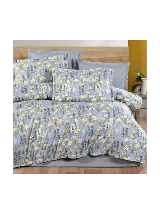 MayHome Set Pillowcases with Envelope Cover Grey 50x70cm