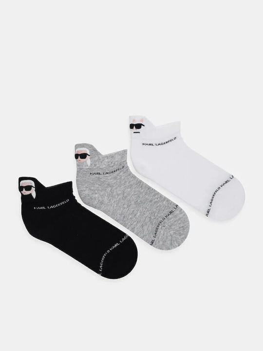 Karl Lagerfeld Дамски Чорапи Многоцветни 3Pack Karl Lagerfeld Дамски Чорапи Многоцветни 3Pack
