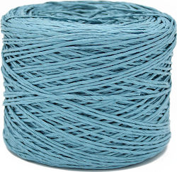 Natural Raffia Yarn Waxed Washed 200gr Bobbin T...