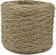 Natural Raffia Yarn Waxed Washed 200gr Khaki Bo...