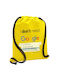 Koupakoupa I Don't Need Google My Dad KP_7253 Gym Bag Yellow Gym Backpack