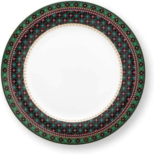 PiP Studio Πιάτο Ρηχό Πράσινο με Διάμετρο 26.5cm