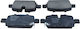 Brake Pads Chevrolet Rear Silverado 19 85140320