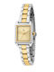 Chronostar Women's Watch Battery with Gold Stainless Steel Strap