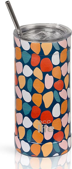 Ecolife Thermos Bottle Stainless Steel BPA Free 500ml with Straw