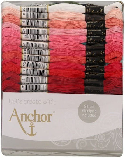 Set De Fire Mouline Anchor 80 Moturi Multicolore 3 Modele Incluse Fir De Bumbac Egiptean Anchor