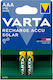 Varta Solar Επαναφορτιζόμενες Μπαταρίες AAA Ni-MH 550mAh 1.2V 2τμχ