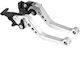 Set Manete De Motocicletă Ajustabile Universal Argintii