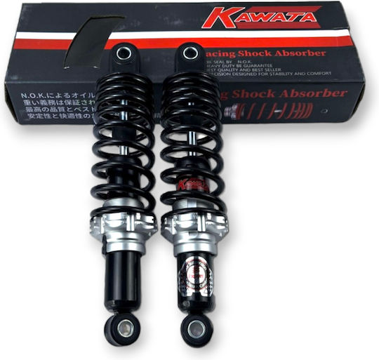 Kawata Motorradstoßdämpfer Rückseitig 28cm Yamaha Crypton-r 115 Schwarz Feder