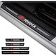 Set Protective Car Interior Door Sill Toyota Carbon Style Stickers
