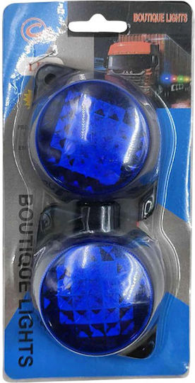 Led Truck Volume Lights 2 Pieces 12-24v 5w Ip66 Blue 1830-29 Oem