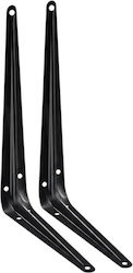 Corner Shelf from Metal in Black Colour 250x300mm 24pcs 205411