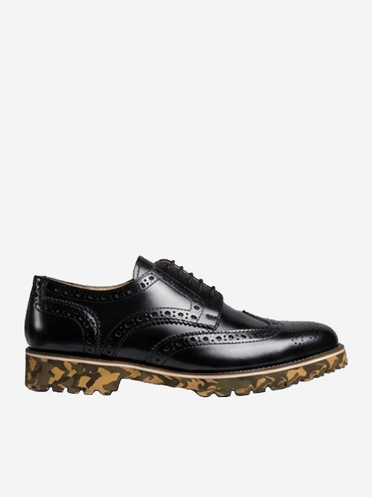 Oxfords Barbati din Piele Negre