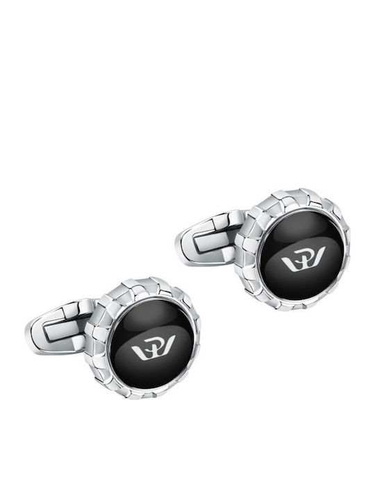 Philip Watch Cufflinks In Black Colour