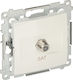 Kontakt-Simon Satellite Antenna Socket In White...