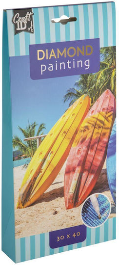 Craft Id Diamond Painting 30x40cm Σανίδες Surf