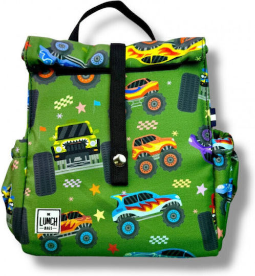 The Lunch Bags Lunchbags School Lunch Bag Handheld 5lt Black 21x16x24cm