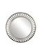 Fylliana Wandspiegel mit Gray Kunststoff Rahmenmaterial Durchmesser 76cm