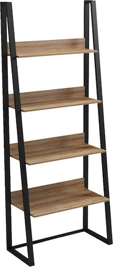 Βιβλιοθήκη Izabel Καφέ 75x36x185εκ.