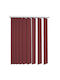 BetterHome 627042 Fabric Shading Blind In Red Colour W100xH250cm