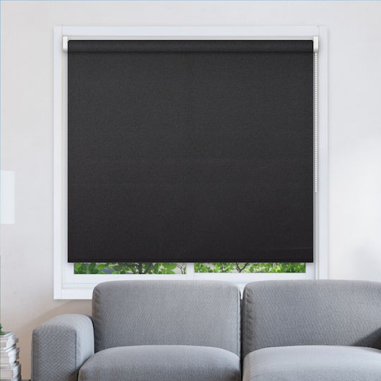 BetterHome Roller Blinds 528026 Partial Blackout Grey Width 100x Height 80cm MHB-7004-26-100x80