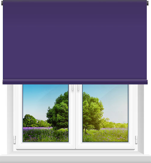 BetterHome Rolete Geam De Stingere Totală Lățime 80xÎnălțime 80cm MHB-7010-49-80x80 Violet