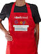 Koupakoupa Koupakoupa Küchenschürze Rote 22x40cm KP_7253_apron-rot